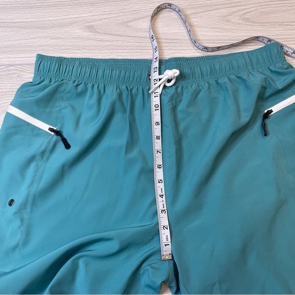 Silkworld Teal 7” Swim Athletic Shorts Attached Boxer Shorts Mens Size XXL New - Picture 12 of 13